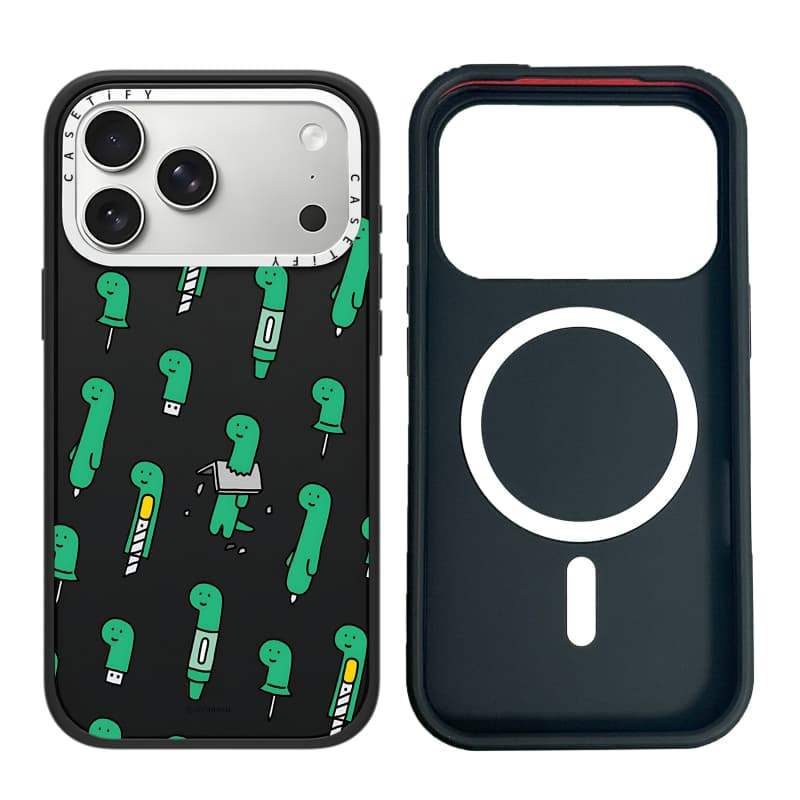CASECASE X Hộp Đựng Họa Tiết Văn Phòng Phẩm Màu Trắng Vòng Máy Ảnh Phiên Bản Mờ Đen Cứng Hút Từ Tính Tác Động Dành Cho Apple IPhone 13 14 15 16 17 Pro Max Air Plus Có Hộp