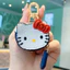 Mặt dây chuyền hình mèo KT hoạt hình-Mặt dây chuyền móc khóa túi Hello Kitty có giá trị cao, độc quyền cho bé gái