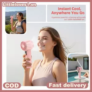 Littleloves1 Quạt cầm tay Mini tốc độ 120 tốc độ USB Quạt tốc độ biến thiên Turbo nhỏ dành cho du lịch dã ngoại ngoài trời Bàn làm việc văn phòng VN