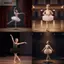 EDIWANY Bé Gái Ballet TuTu Đầm, Váy Ba Lê Dài Tay Sequin Trẻ Em, Trang Phục Khiêu Vũ Mềm Mại Chuyên Nghiệp Dây Đeo chéo Ballerina Cổ Tích Đầm Tập Gymnastic