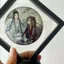 Yuandan Anime Cangxue Lin Suba Lan Wangji Wei Wuxian Laser Tinplate Huy Hiệu Sáng Thổ Cẩm 75mm