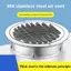 VFZ 70 / 80 / 100 / 120 / 150MM Lưới tản nhiệt thông hơi bằng thép không gỉ tròn Bảo vệ côn trùng Nhà ngoại thất Tường Công cụ thông gió OTE