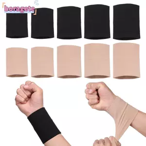 BORAGETE Quấn Cổ Tay Chạy Tập Gym Bóng Rổ Hỗ Trợ Cổ Tay Bảo Vệ Nẹp Cổ Tay Co Giãn Thể Thao Ngoài Trời Dây Đeo Tay