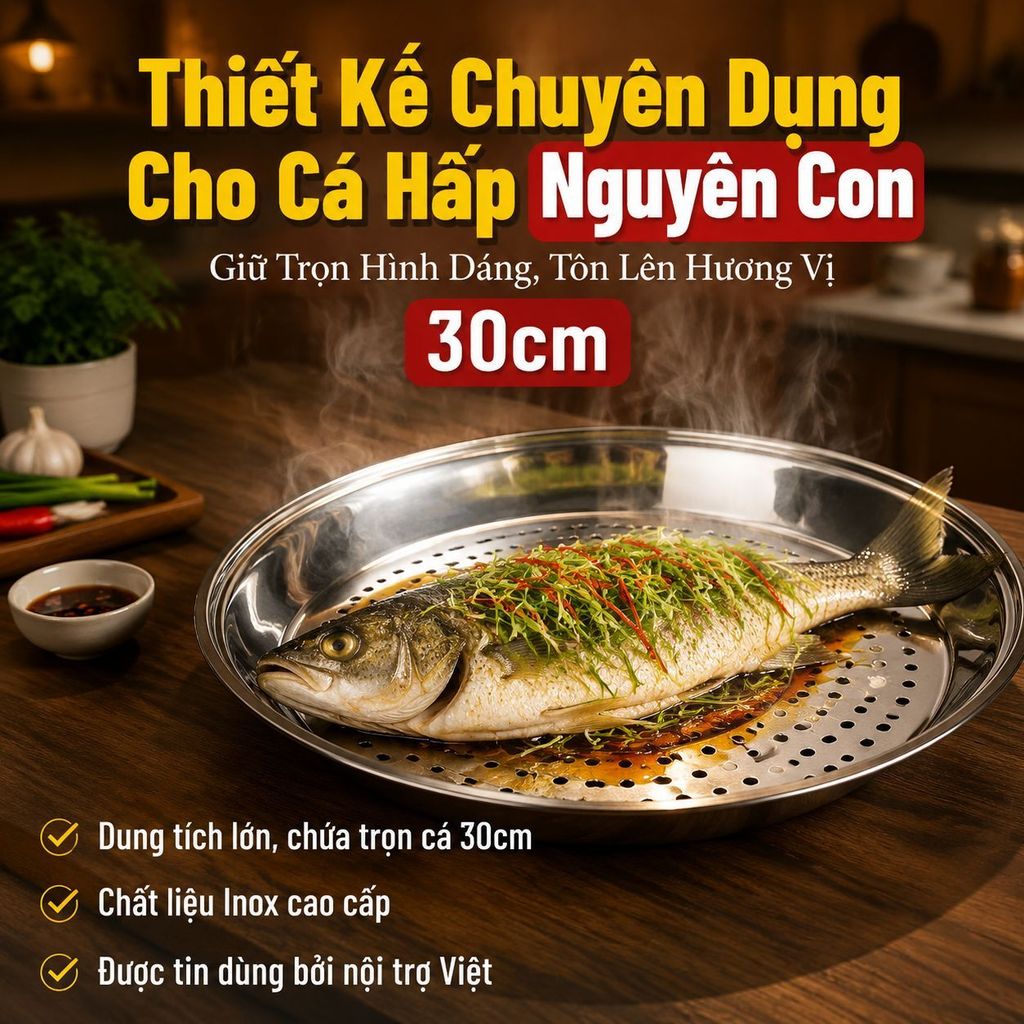 ⚡Ship Nhanh⚡Inox không gỉ bền khay hấp|Chịu nhiệt đúc liền giá hấp đa năng|Chảo xào chuyên dùng khay hấp