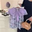 Đầm hoa bé gái (100-130) Phong cách mới Váy công chúa phương Tây phong cách Hàn Quốc