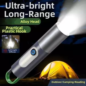 Đèn móc khóa Mini LACYESUK, có đèn LED chống nước Móc khóa đèn pin, Đèn pin LED sạc USB di động có độ sáng cao nhẹ chạy ban đêm
