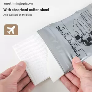 Túi đi tiểu khẩn cấp VFZ 700ml Di động dùng một lần nước tiểu ô tô nôn Unisex Túi vệ sinh OTE