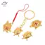 HFTOY 1 Mặt dây chuyền rùa vàng phong thủy 3cm Rùa vàng tốt lành Luy Móc khóa đồ trang trí quyến rũ Quà tặng Trang trí văn phòng ô tô tại nhà ~