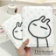 Đầu thỏ trắ trắng đơn giảnGấp gọn, mang theo dễ dàngKính đơp mini tiện dụng
