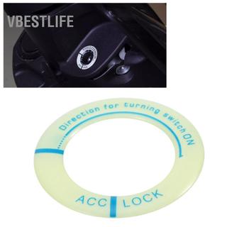 VBESTLIFE Vbestlife Acouto Đánh Lửa Công Tắc Vòng Trang Trí Ô Tô Xe Máy Dạ Quang Bắt Đầu Dừng Lỗ Khóa Vòng Tròn Bao Viền Đa Năng Trong Bóng Tối
