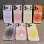 Vỏ máy ảnh Acrylic lấp lánh Vỏ điện thoại cho iPhone 17 Pro Max 16 15 14 Vỏ bảo vệ chống sốc