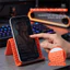 Giá đỡ điện thoại bằng nhôm STABFOAM, Giá đỡ điện thoại silicon có thể gập lại di động linh hoạt, Giá đỡ để bàn có thể điều chỉnh chống trượt bền bỉ cho máy tính bảng điện thoại
