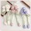JRP Nữ Cô Gái Dễ Thương Tóc Hàn Quốc Dây Buộc Tóc Thanh Lịch Tulip Scrunchie Đuôi Ngựa Giá Đỡ Nơ Tóc Co Giãn Phụ Kiện Tóc JRP