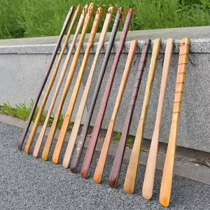 IAPPORTUNIA Shoehorn, Dễ Dàng Trên Cực Dài Tay Cầm Giày Sừng, Treo Gỗ Di Động Đặt Trên Giày Dụng Cụ Phụ Kiện Gia Đình