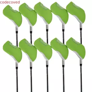 MECOVED Golf Iron Headcover Thể Thao Ngoài Trời Sắt Nêm Bảo Vệ Bền Câu Lạc Bộ Golf Bao Golf Putter Golf Putter Phụ Kiện Bảo Vệ