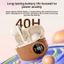 D339 Phong Cách Mới Retro Màn Hình Kỹ Thuật Số Tai Nghe Bluetooth Không Dây Trong Tai Loại Pin Dài Tuổi Thọ Da Hạt Không