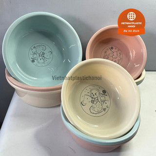 Chậu nhựa giặt, tắm Hokori Việt Nhật cỡ to 45cm/50cm chậu hokori