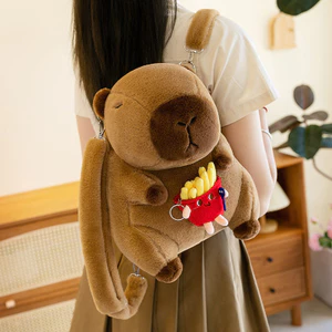 Capybara Quà Tặng Sang Trọng Đồ Chơi Ba Lô Quà Tặng Sáng Tạo Ba Lô Học Sinh Hợp Thời Trang Túi Nhỏ Capybara Quà Tặng 6.24 KRRW