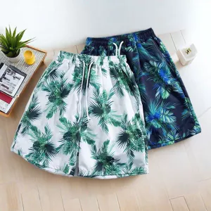 2026 Quần short hoa mỏng nhanh khô kiểu Hawaii mới dành cho nam, Quần short đi biển dáng rộng thông thường