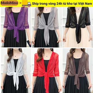 Áo sơ mi điều hòa không khí MODOMINO, Áo len nữ một kích thước bằng vải Polyester, Quần áo chống nắng vải tuyn chất lượng cao dành cho nữ