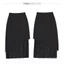Phụ Nữ Chắc Chắn Váy Ren Đen Nữ Bất Đối Xứng Bodycon Bút Chì Váy Làm Việc Midi Váy