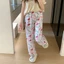 Quần dài Hello Kitty dành cho nữ mùa hè dáng rộng vừa vặn Đế ngủ mềm