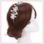 JRP Mới Pha Lê Kim Cương Giả Ngọc Trai Bạc Tiệc Cưới Tiara Cô Dâu Kẹp Tóc JRP