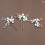 3 Chiếc Hình Chữ U Hoa Handmade Kẹp Tóc Handmade Kim Cương Giả Hoa Mũ Đội Đầu Cho Người Phụ Nữ Tạo Kiểu Tóc Làm Chân