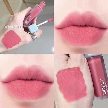Son kem lì Dolly Super Matte <Màu Hồng Dolly >, son kem lì, không chì, bền màu lâu trôi