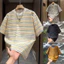 Áo thun nam ngắn tay cổ tròn VN, phong cách cổ điển, vải chất lượng cao, họa tiết sọc Jacquard kiểu Mỹ, thích hợp cho trang phục hợp thời trang mùa hè, giúp sửa đổi hình dạng cơ thể của bạn.