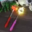 QEARY 4 Đèn Lồng Halloween, Gậy Nhấp Nháy Đèn Lồng Tay Bí Ngô Dạ Quang, Mùa Xuân Vui Nhộn Sáng Cây Đũa Phép Hoạt Hình Trang Trí Bí Ngô Dính Đèn Lồng Tiệc Halloween