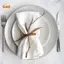 Khăn ăn vải lanh 40x40 Cm Vải Cotton có thể giặt được có thể tái sử dụng để trang trí bàn tiệc [VN]