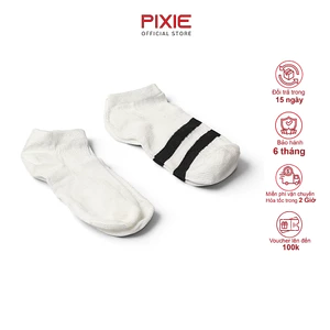 Tất Cổ Ngắn Vớ Cổ Ngắn Vải Cotton Co Giãn Pixie - Giao Ngẫu Nhiên