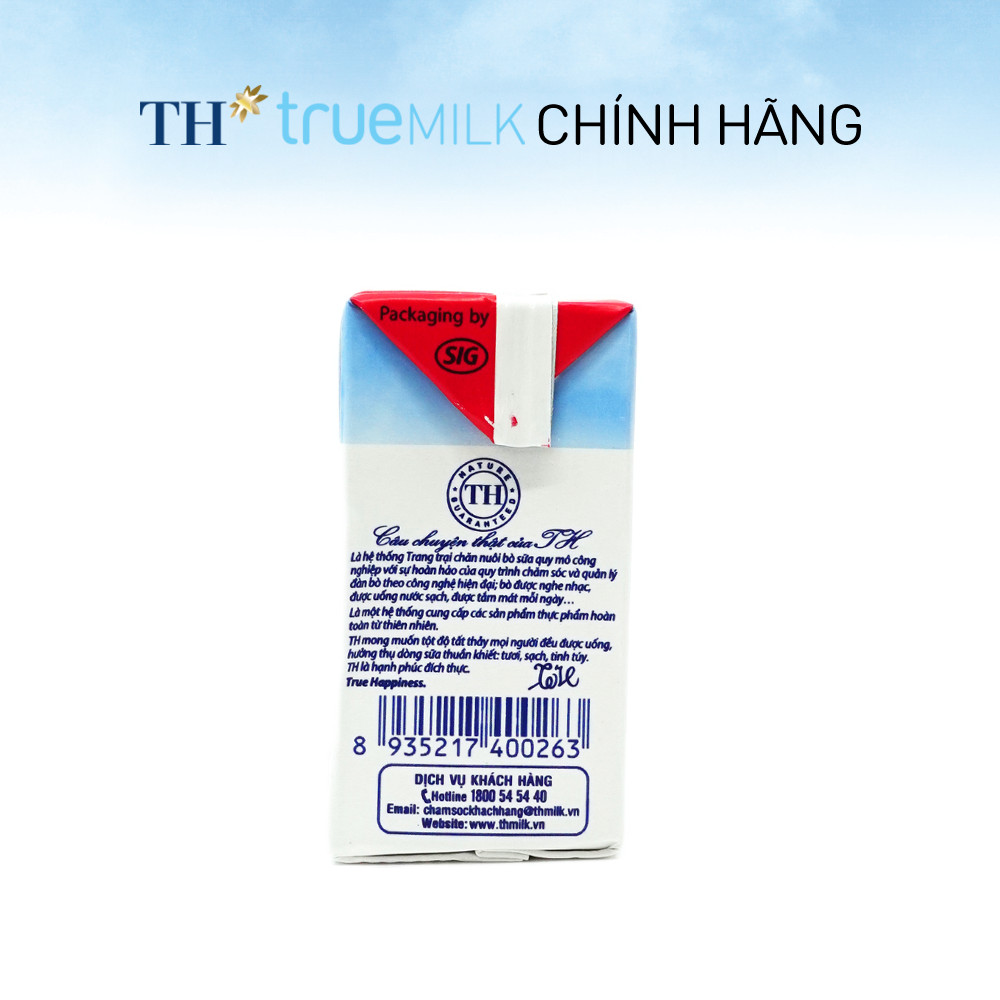[LIVE STREAM] Thùng 48 hộp sữa tươi tiệt trùng TH true MILK hương dâu tự nhiên 110 ml (110 ml x 48)
