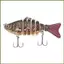 Mồi Câu Cá Cho Cá Hồi Bass Đa Khớp Chậm Chìm Cá Thực Tế Bơi Bass Mồi Crankbaits kouvn