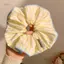 PNPIA- Sọc Lớn Ruột Scrunchie Thoáng Khí Thoải Mái Thời Trang Phụ Kiện Tóc Cho Bé Gái Dailymute