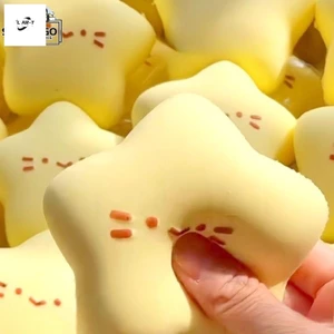 Đồ chơi mực bánh mì hoạt hình - Miếng bọt biển ép phục hồi chậm để giảm căng thẳng