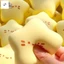 Đồ chơi mực bánh mì hoạt hình - Miếng bọt biển ép phục hồi chậm để giảm căng thẳng