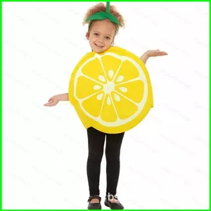 HT3 Dinh Dưỡng Tháng Trang Phục Cà Chua chanh Cà Chua Rau Quả Trẻ Em cosplay Trang Phục Vải TH3
