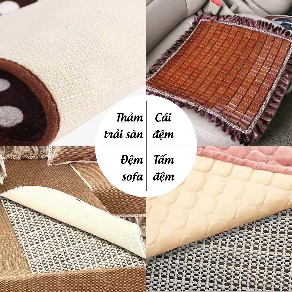 Tấm Lót Silicon Chống Xê Dịch Thảm, Đệm Ghế, Ga Giường, Bám Dính Tốt Kháng Khuẩn, Chống Trượt HOMIE