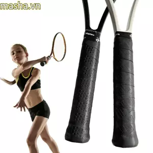 Tay cầm vợt Grip Dập nổi Da PU Chống trượt Cầu lông
