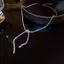 PNPIA- Sang Trọng Sáng Bóng Zircon Vuông Choker Nelaces Cho Nữ Pha Lê Xương Đòn Dây Xích Nelace Tiệc Cưới Trang Sức Quà Tặng