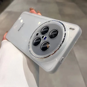 Dành Cho VIVO X300 Ultra Ốp điện thoại Ống Kính Máy Ảnh Bảo Vệ Phim TPU Mềm Silicone Trong Suốt Ốp điện thoại Trong Suốt