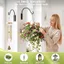 THEGIRL8B Giá đỡ móc treo cây, Móc treo cây màu đen 16 Inch, Móc treo kim loại Sắt chịu lực nặng Móc treo tường chống gỉ Sử dụng trong nhà