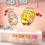 Tranh trang trí tường SpongeBod SquarePants quán trà sữa, cà phê, khu vực chụp ảnh, cửa hàng ăn decal bồi fomex 5li 3114