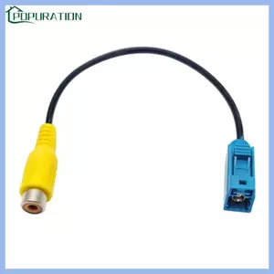 Cáp nâng cấp POP Cáp lùi xe hơi Cáp chuyển đổi Fakra Nữ sang RCA Nữ