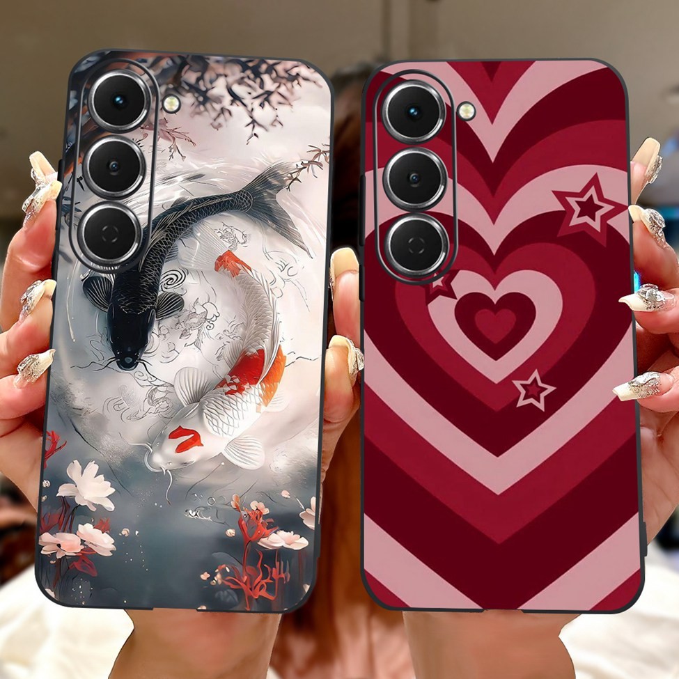 Ốp lưng Tecno KM6 Tecno Spark 40 Pro Vỏ silicon Bướm sang trọng Tình yêu Thời trang Hoa mát mẻ Đẹp trai Vỏ điện thoại sơn sư tử