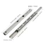 BORAGETE 2 Tấm trượt ngăn kéo vòng bi, Tấm trượt ngăn kéo trượt hai chiều rộng 17mm, Tấm lót trượt vòng bi trơn mịn