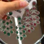 Hàn Quốc Hoa Zircon Tua Rua Ánh Sáng Sang Trọng Thanh Lịch Bông Tai Dài Bán Buôn