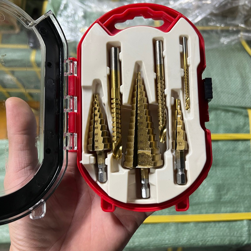 Dụng Cụ Khoan Cắt Kim Loại Đa Năng – Bộ 6 Mũi Khoan Tháp HSS Siêu Bền